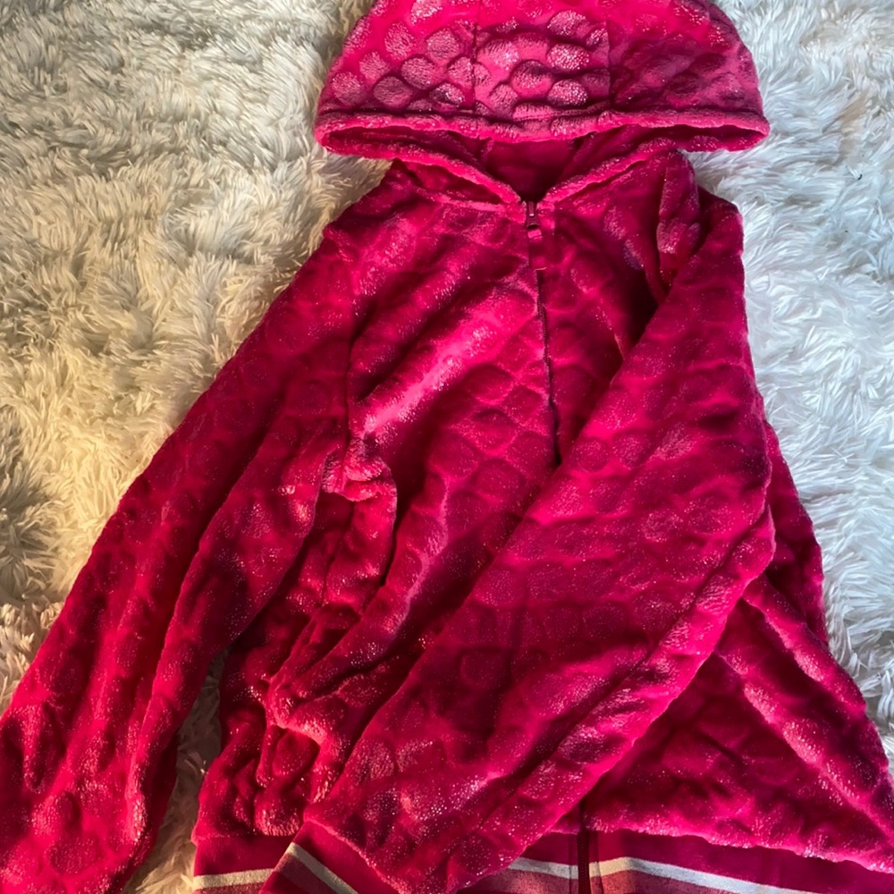 Pink, cuffed sleeves, jacket, size small